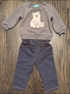 2/$25 Pekkle 2-Piece Outfit Set – Size 12M